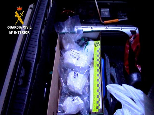 Three kilograms of high-purity cocaine were seized during the raid.