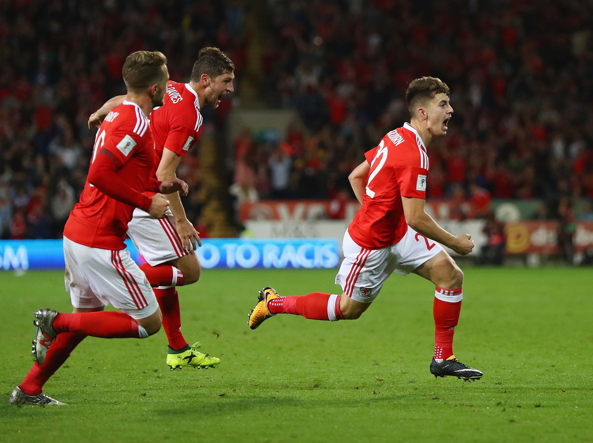 Woodburn scored a screamer as Wales beat Austria 1-0
