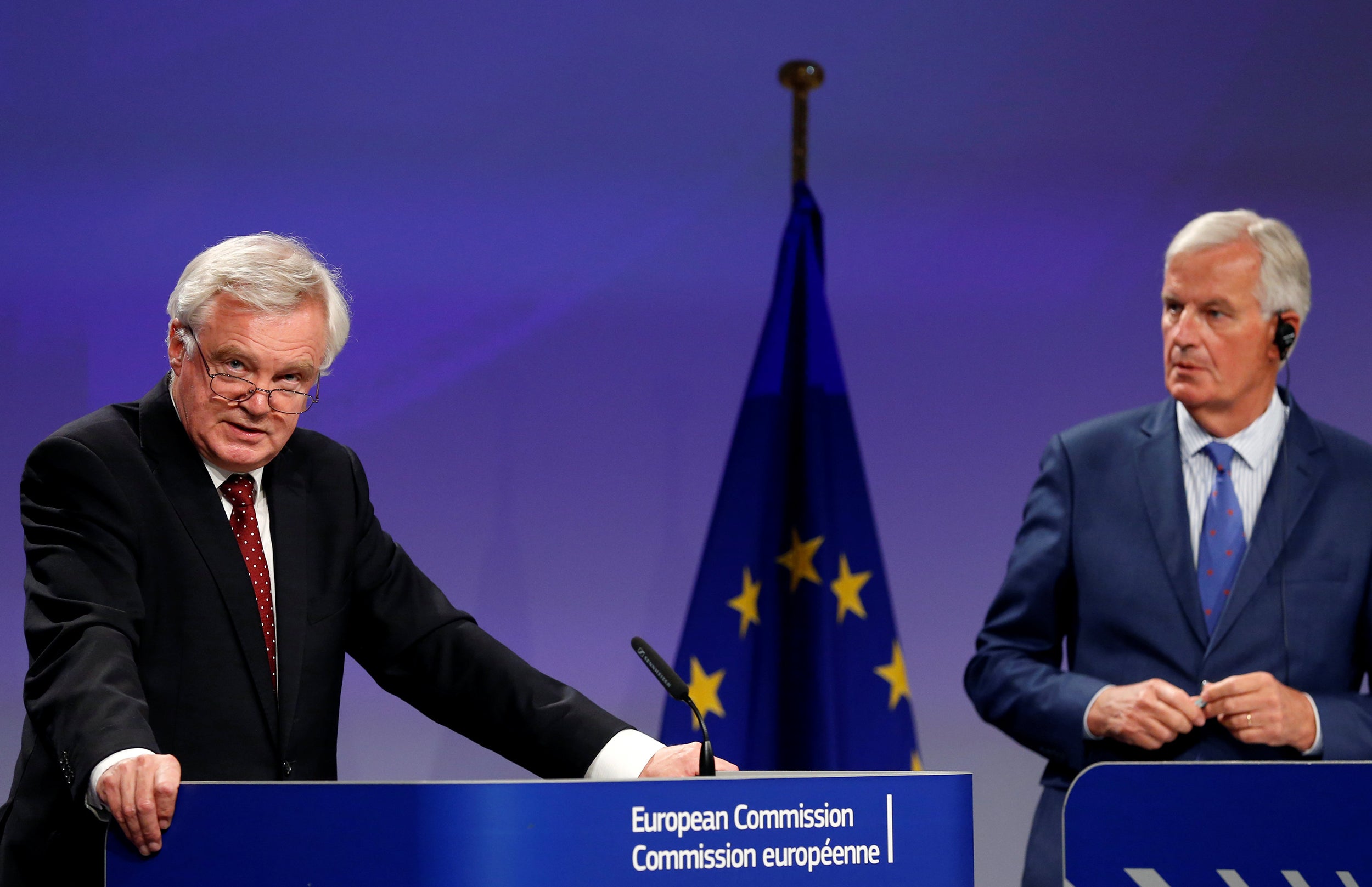 Barnier made the remarks at a press conference, while Davis retorted on ‘The Andrew Marr Show’