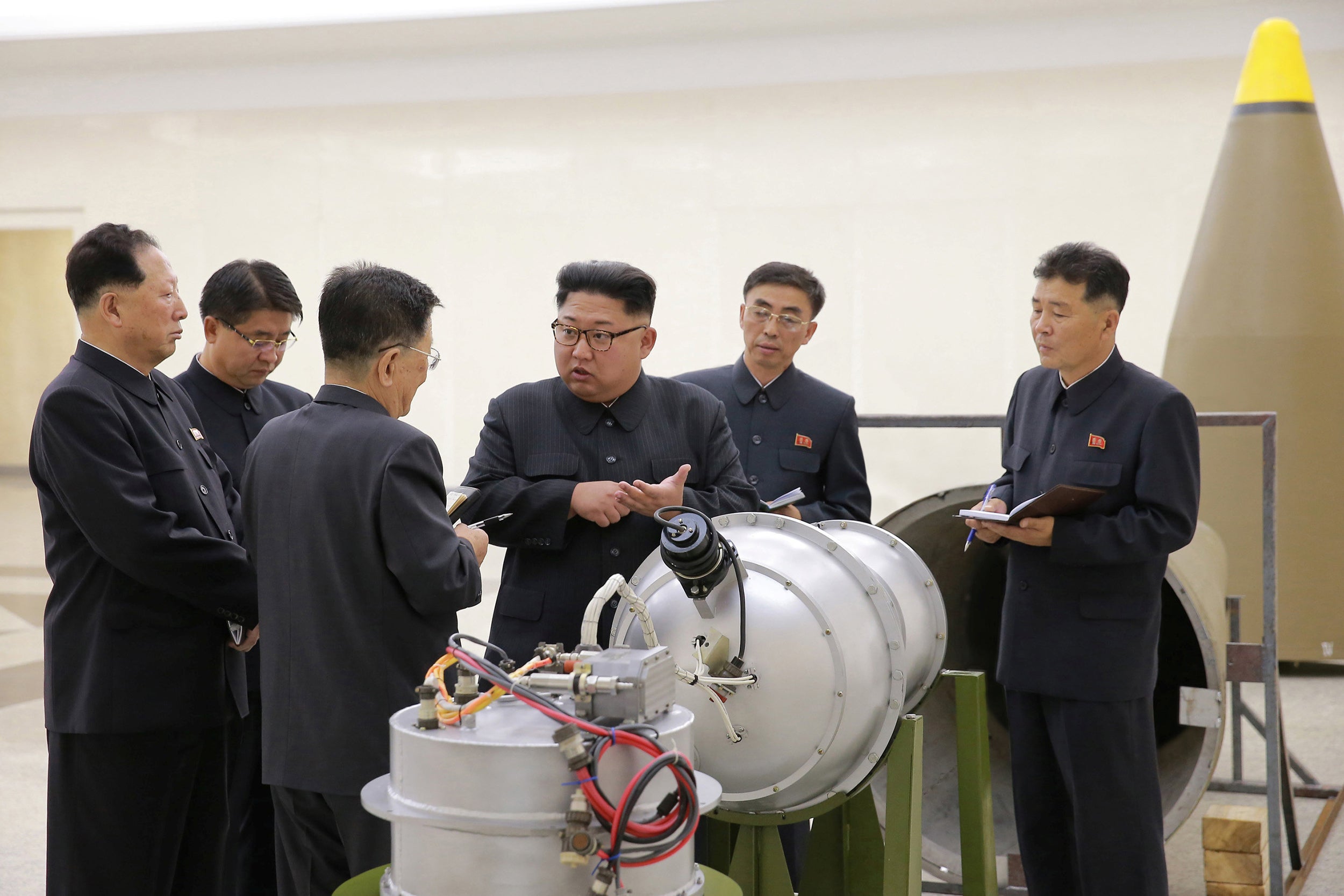 Kim Jong-Un's hydrogen bomb test on Sunday caused landslides and two earthquakes
