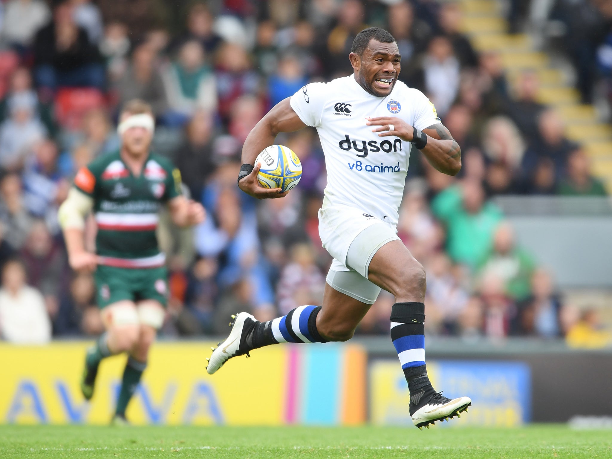 Semesa Rokoduguni scored an intercepted try to put Bath clear