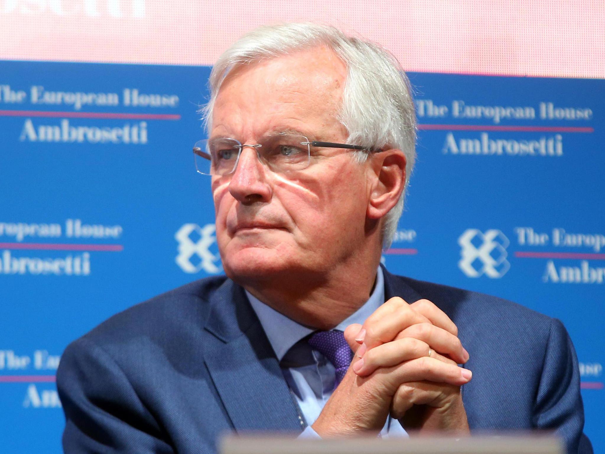 Mr Barnier has refused to discuss a future relationship with the UK until progress has been made on departure issues
