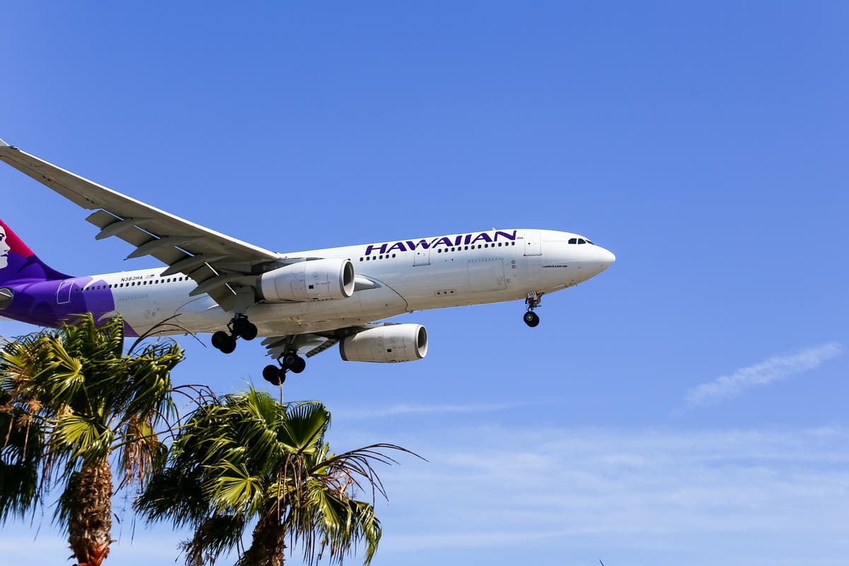 Hawaiian Airlines plane engine caught on video bursting into flames