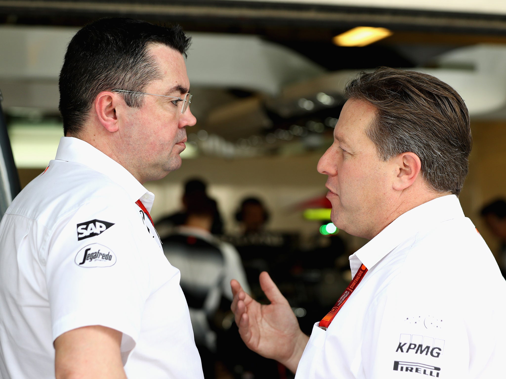 Eric Boullier and Zak Brown have held discussions with Renault about switching McLaren's engine supplier