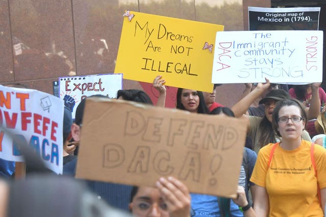Up to 800,000 people are in the US because of DACA