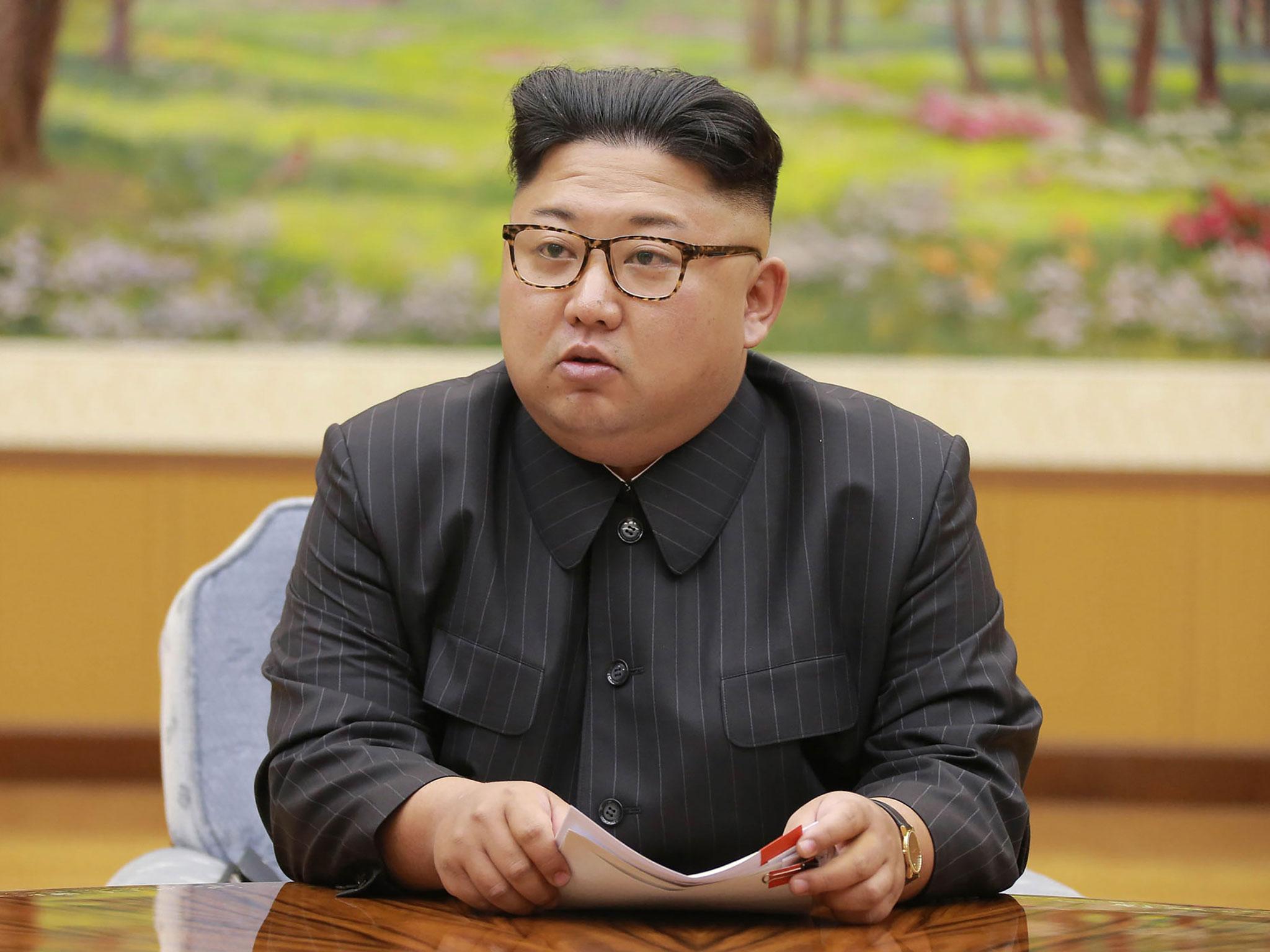 North Korean leader Kim Jong-un attends a meeting with a committee of the Workers' Party of Korea about the test of a hydrogen bomb (STR/AFP/Getty Images)