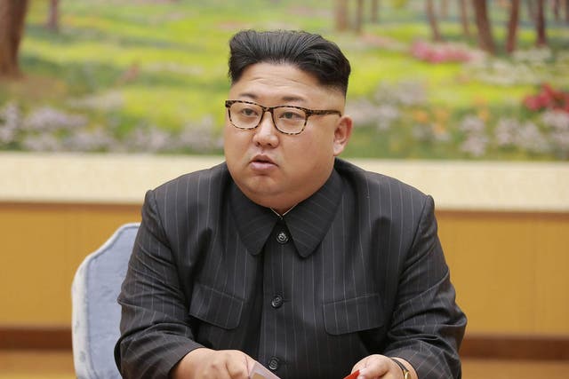North Korean leader Kim Jong-Un attends  a meeting with a committee of the Workers' Party of Korea about the test of a hydrogen bomb