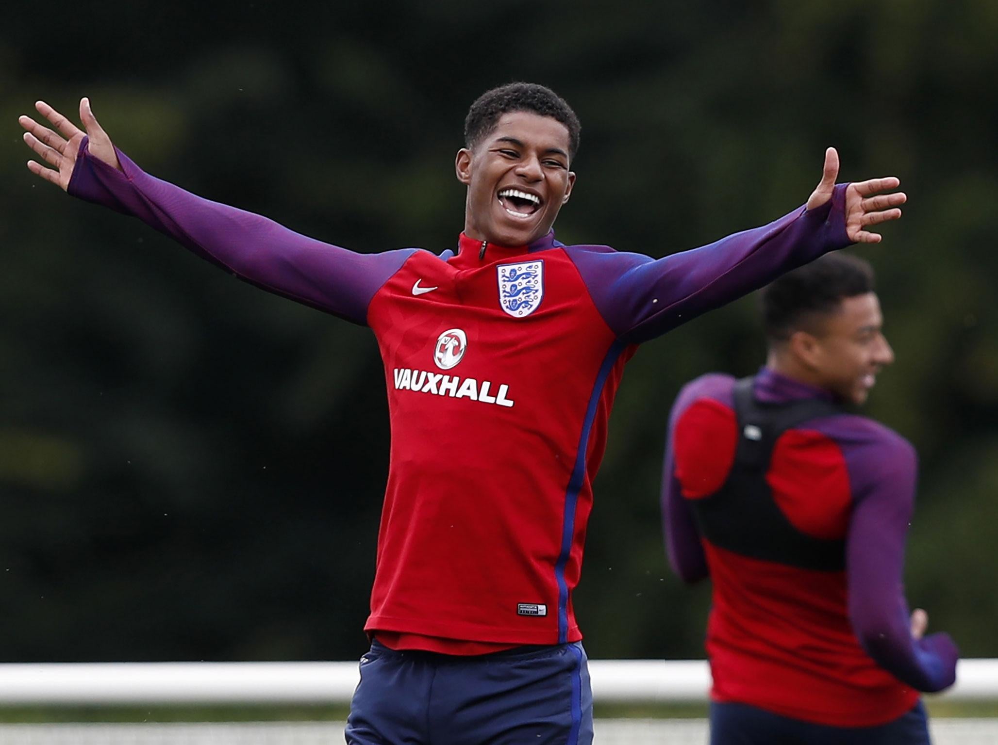 Rashford looks to be in line for a start at Wembley