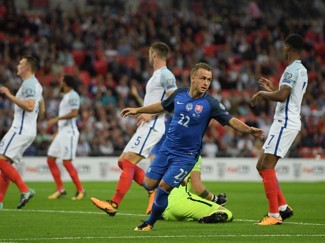 England face Slovakia at Wembley on Monday night