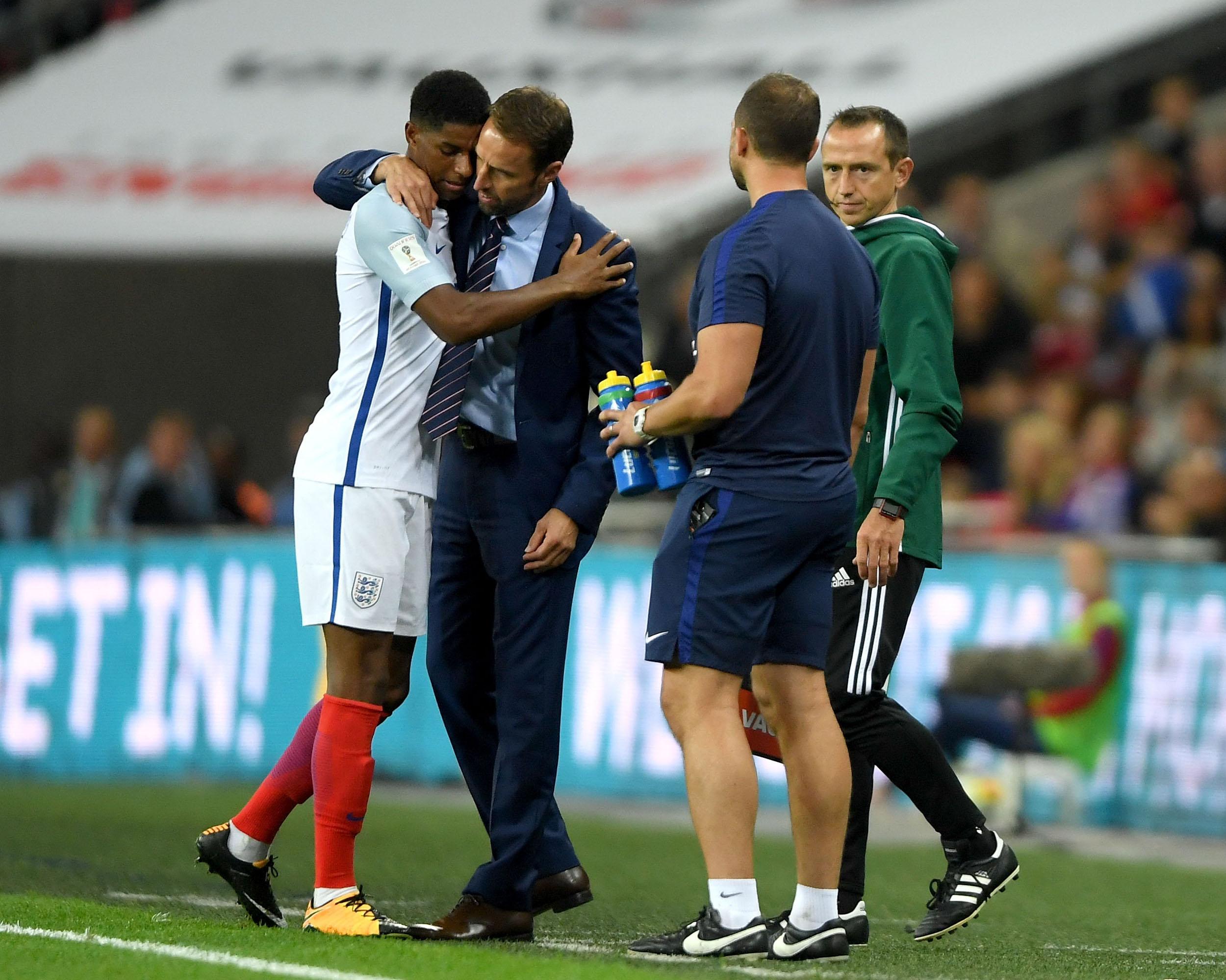 Marcus Rashford atoned for his early mistake and was England's best player on the night