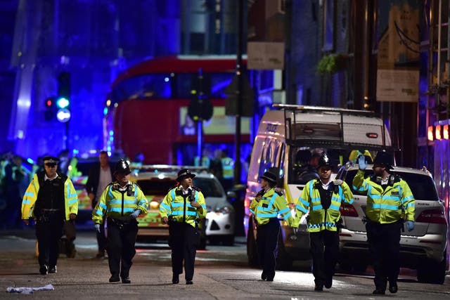 The dramatic increase in terror arrests was sparked by operations following the Westminster, Manchester, London Bridge, Finsbury Park and Parsons Green attacks