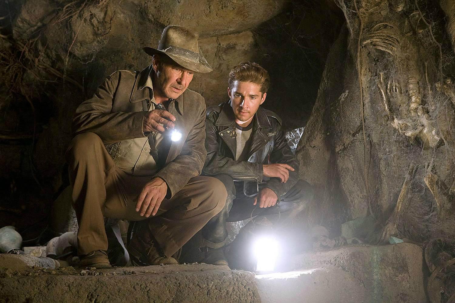 Harrison Ford and LaBeouf in ‘Crystal Skull’