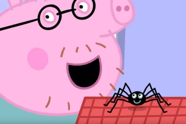 The episode sees Daddy Pig explain to Peppa that spiders don't hurt you