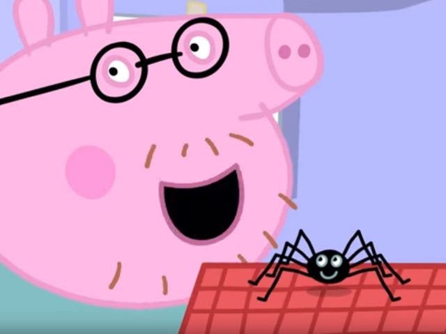 The episode sees Daddy Pig explain to Peppa that spiders don't hurt you