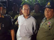 Cambodia's opposition leader charged with treason