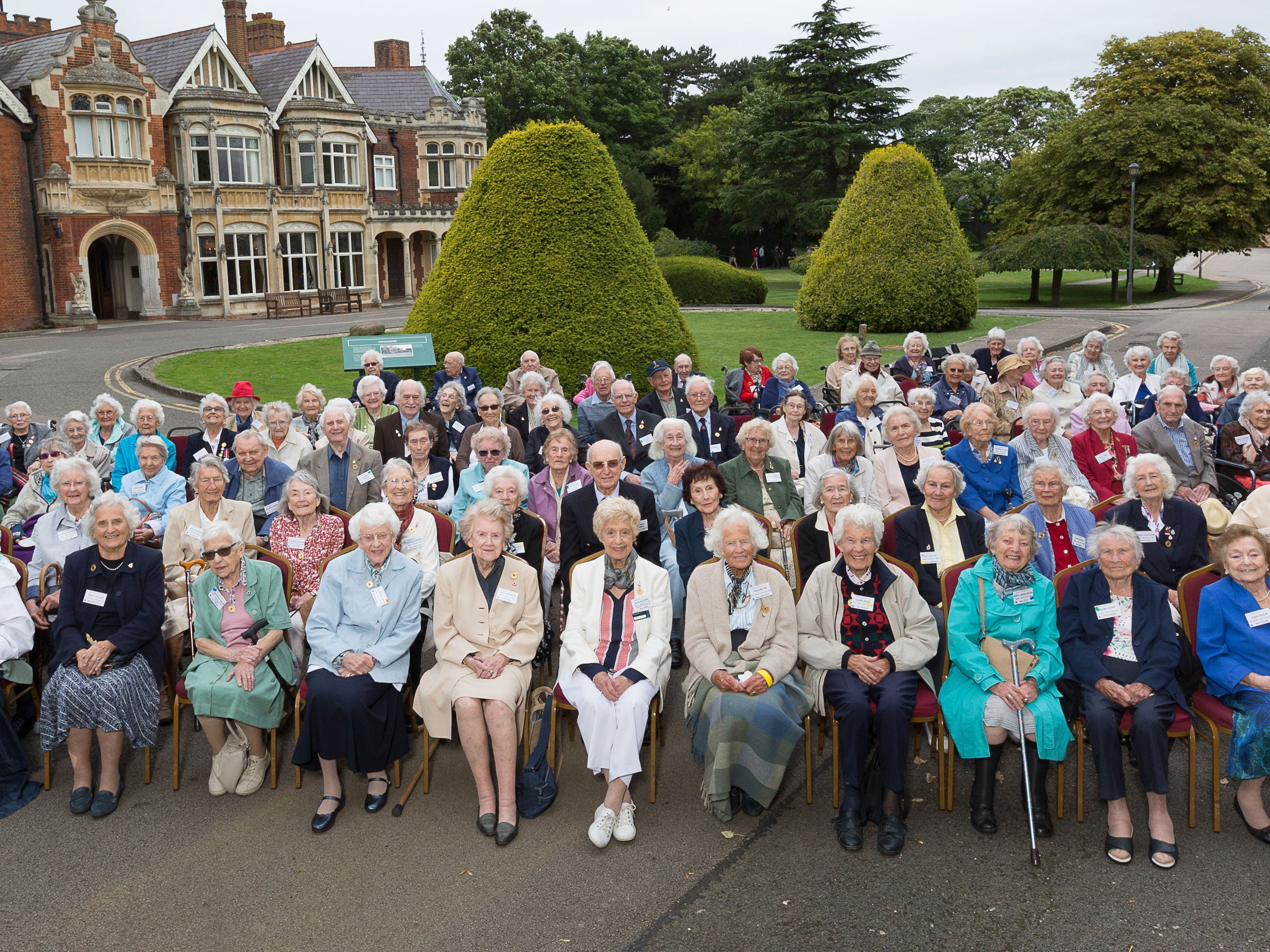 More than 100 Bletchley Park veterans attended a reunion on Sunday 3 September 2017, to mark the 78th anniversary of the outbreak of the Second World War. Betty Webb was among them.