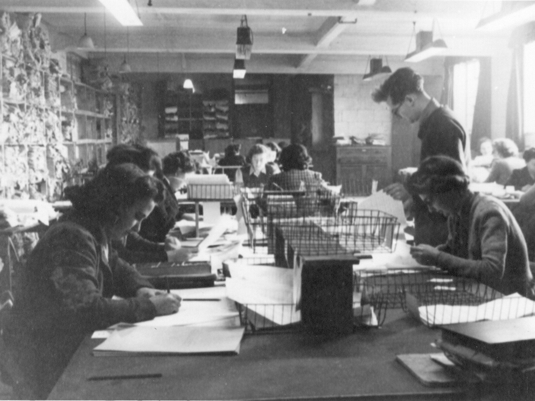 Inside Bletchley Park during the Second World War (GCHQ)