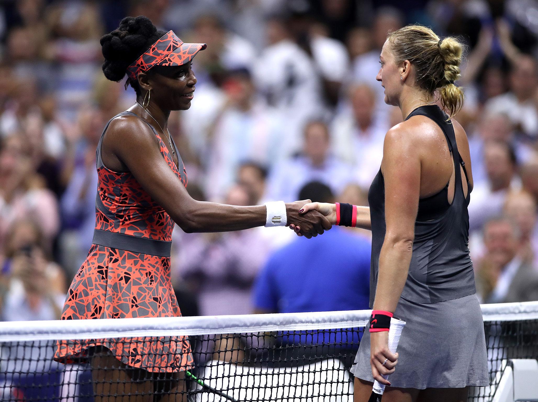 &#13;
Defeat brings to an end Kvitova's brilliant run in New York &#13;