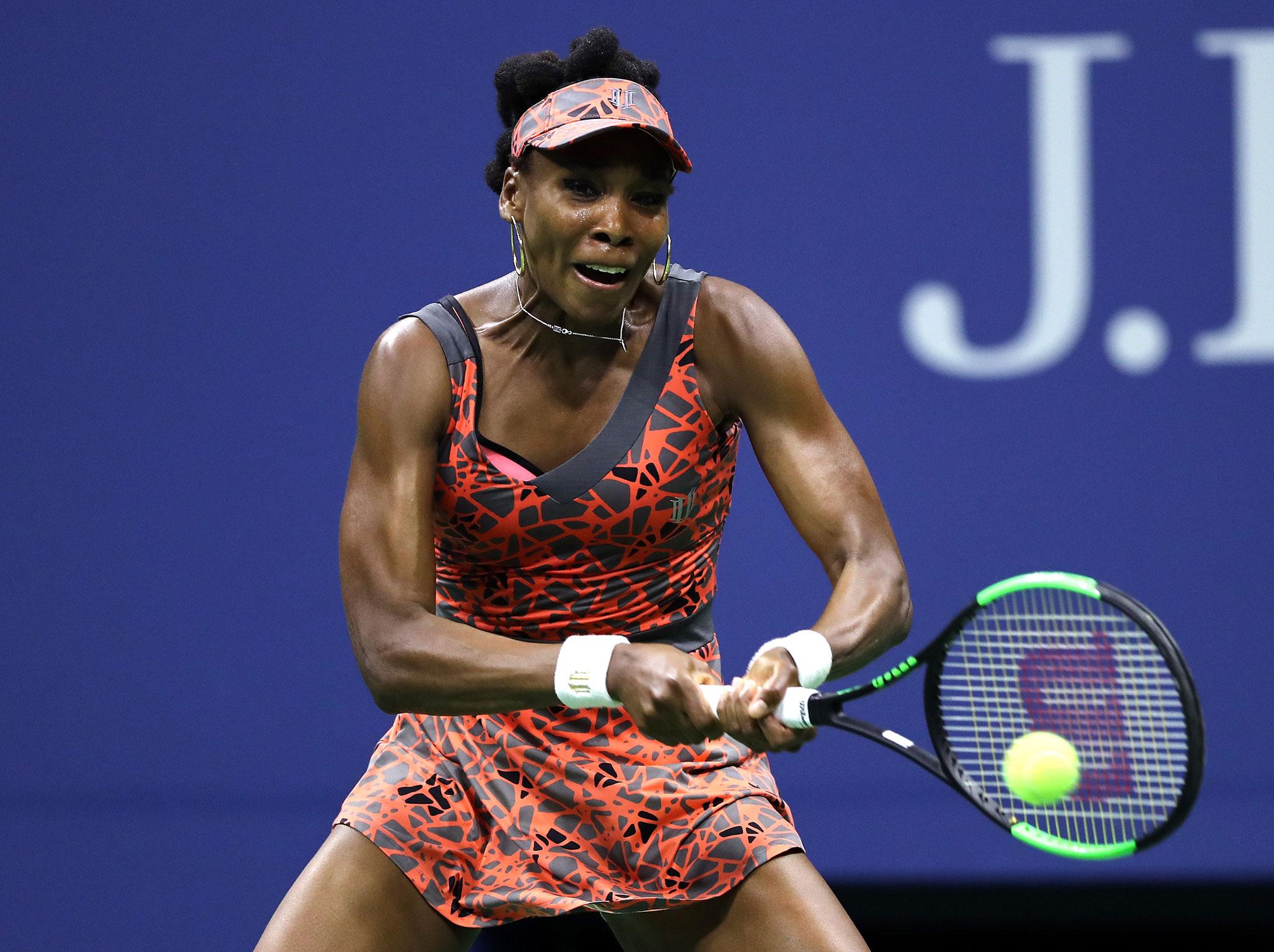 &#13;
Williams is set for her first US Open semi-final in seven years &#13;