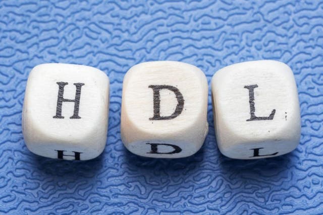 High-density lipoproteins (HDL) carry cholesterol back to the liver to be broken down