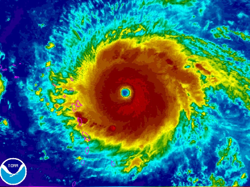 Hurricane Irma: Terrifying satellite images show strongest tropical 