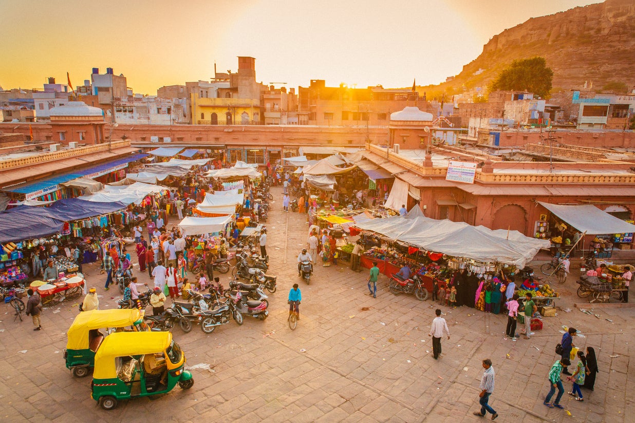 Jodhpur market, located in the Old City