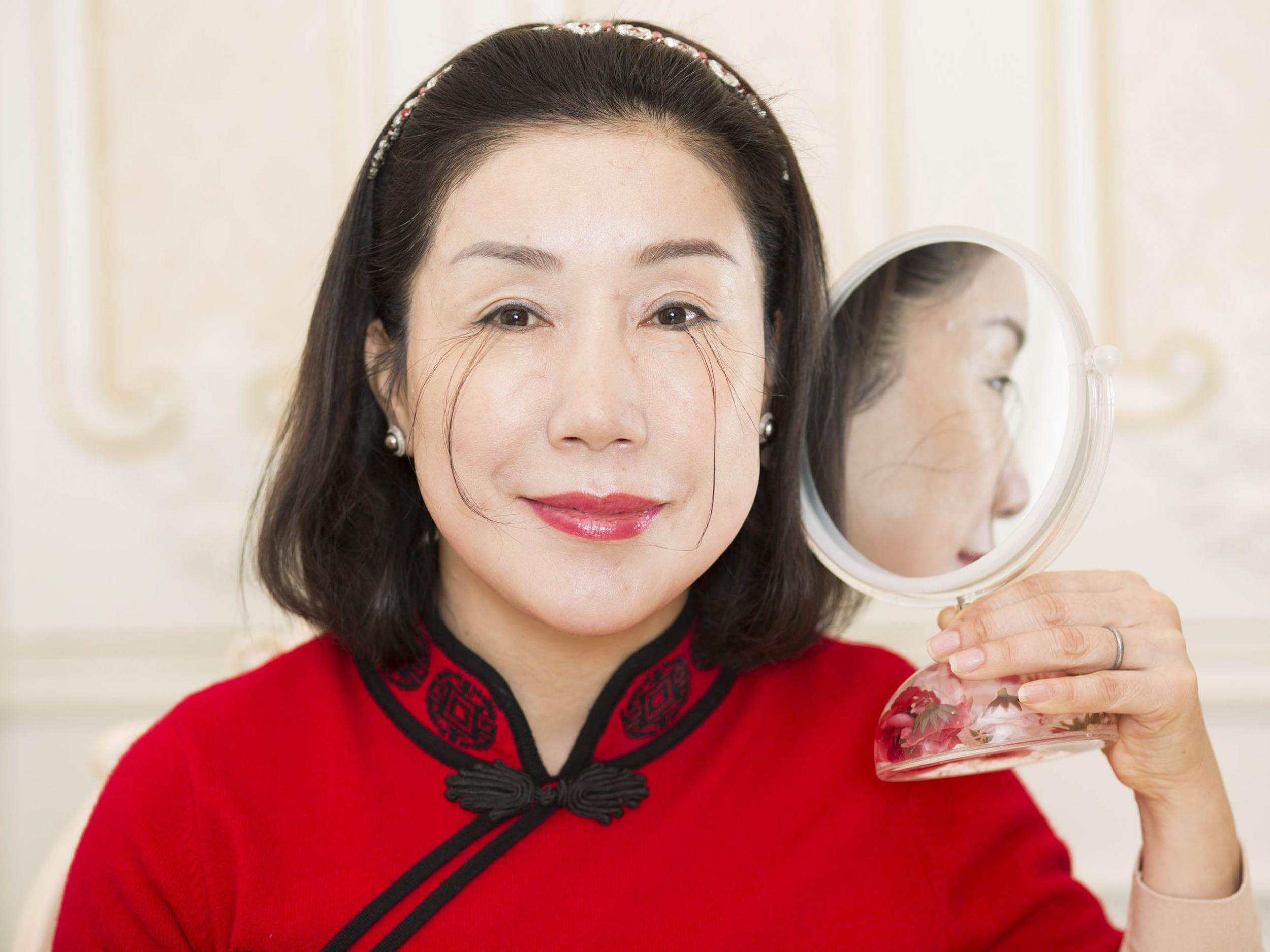 You Jianxia, whose phemomenal eyelashes landed her a place in the latest edition of Guinness World Records