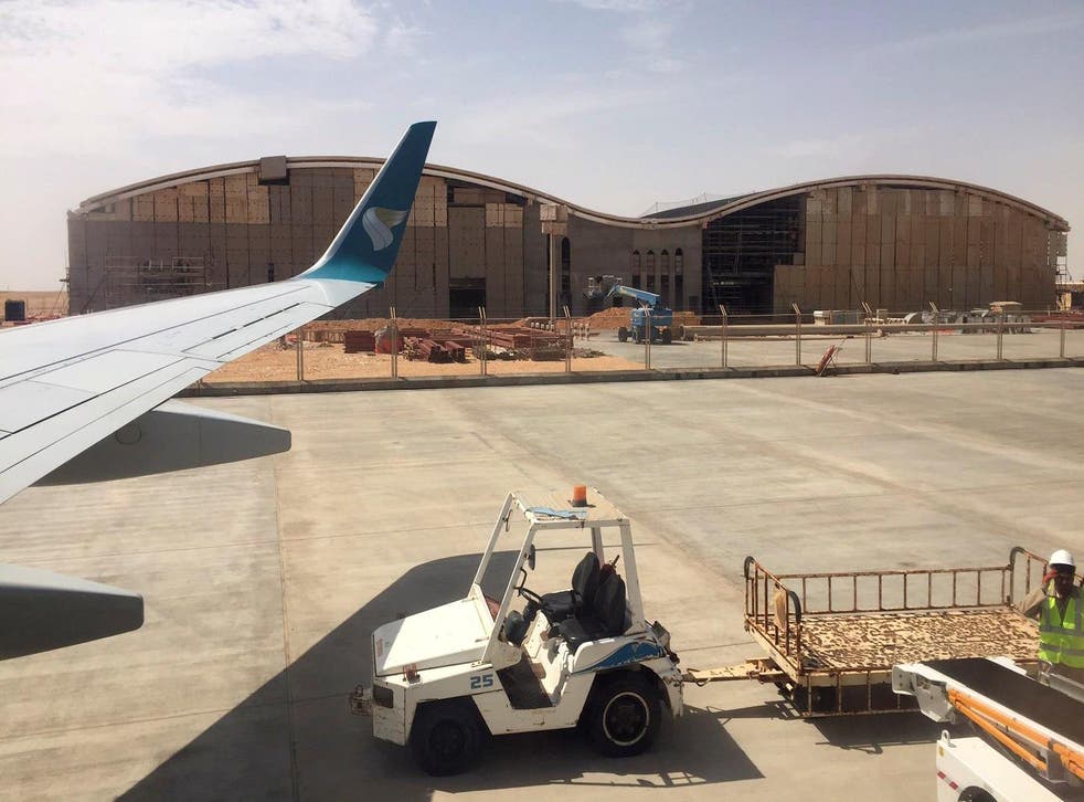 Construction site of Duqm Jaaluni Airport, Oman: just one of a number of projects in the coastal region