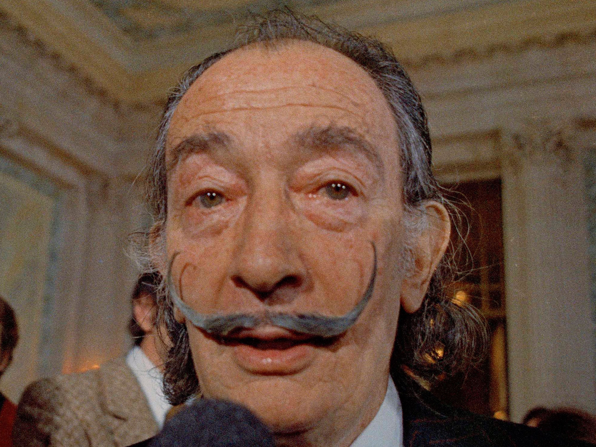 Dali, pictured here in 1973, died at age 84 in 1989