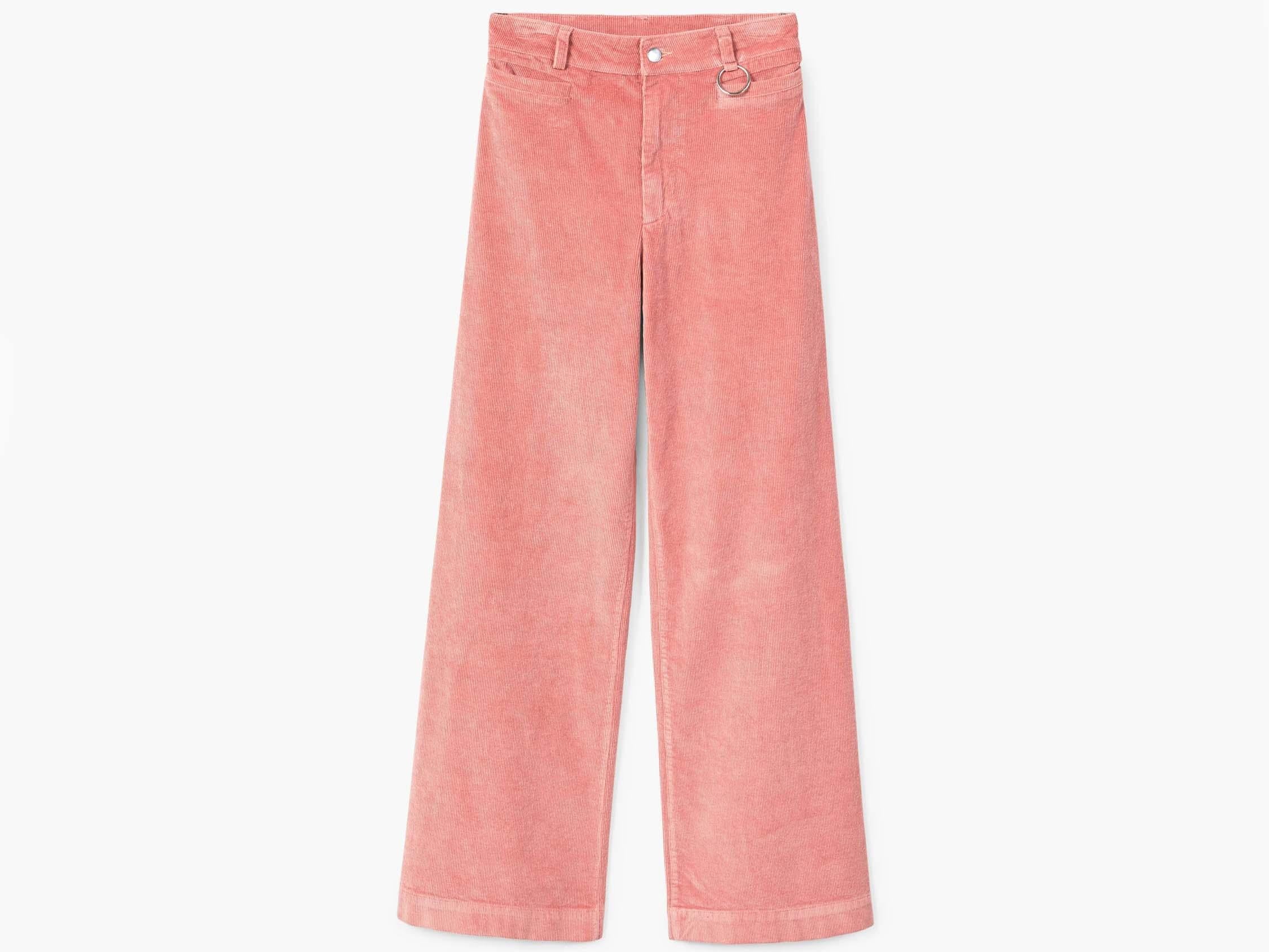 High-Waist Corduroy Trousers, £49.99, Mango