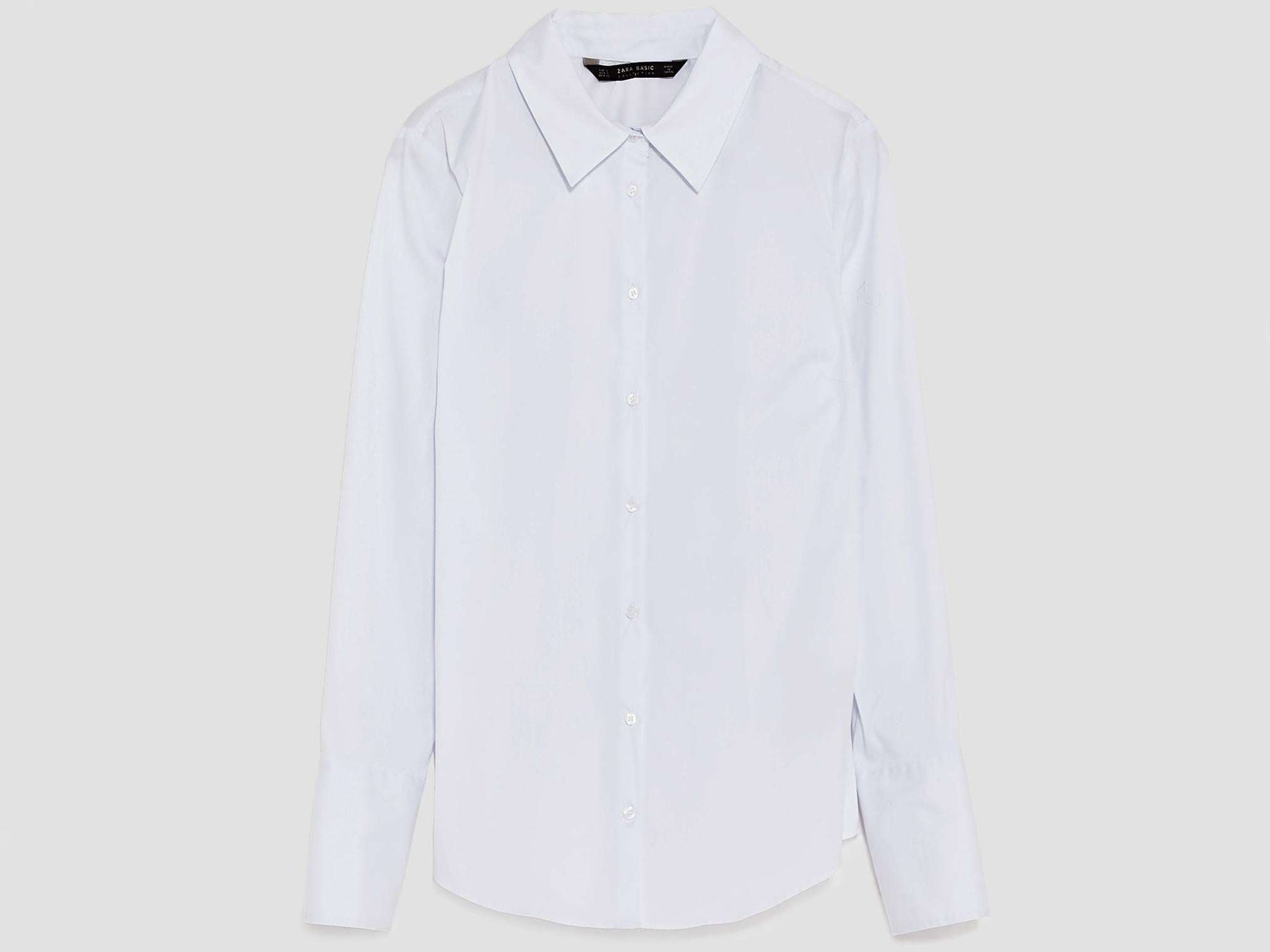 Poplin Shirt, £19.99, Zara