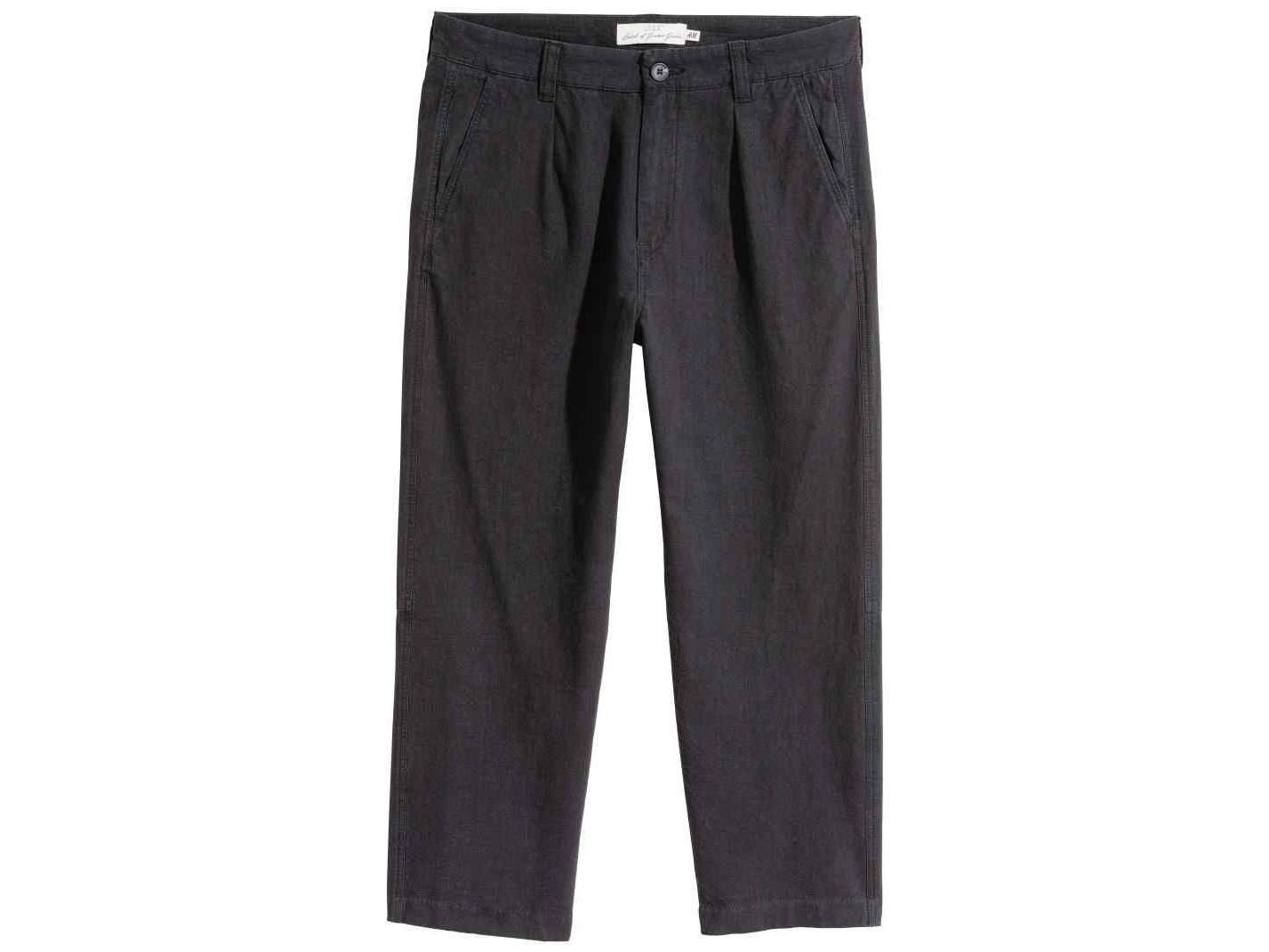 Wide Linen Blend Trousers, £24.99, H&amp;M