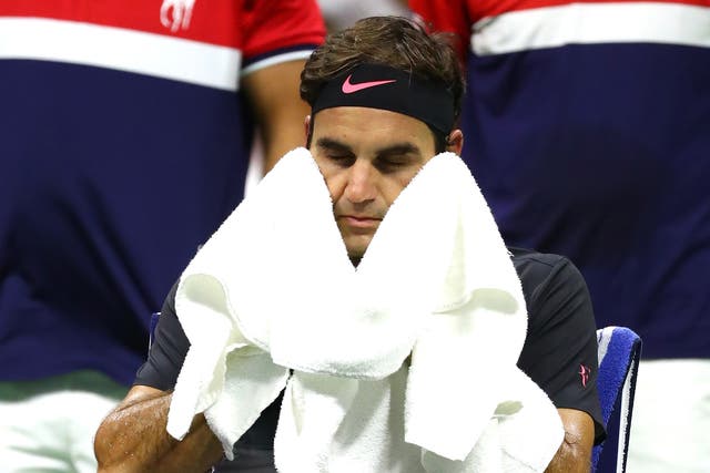 Roger Federer was knocked out of the US Open by Juan Martin del Potro