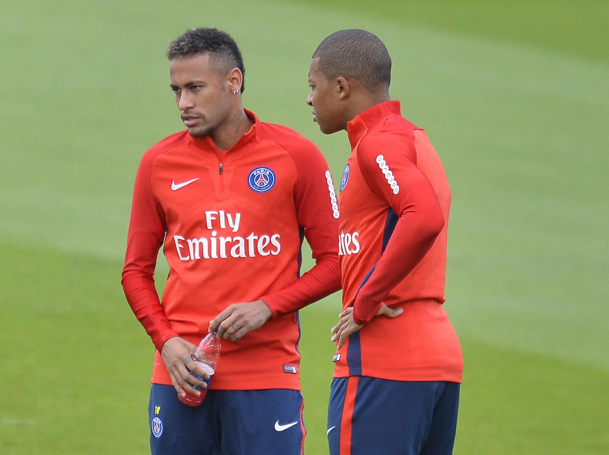 Mbappe and Neymar comprise the world's most expensive forward-line