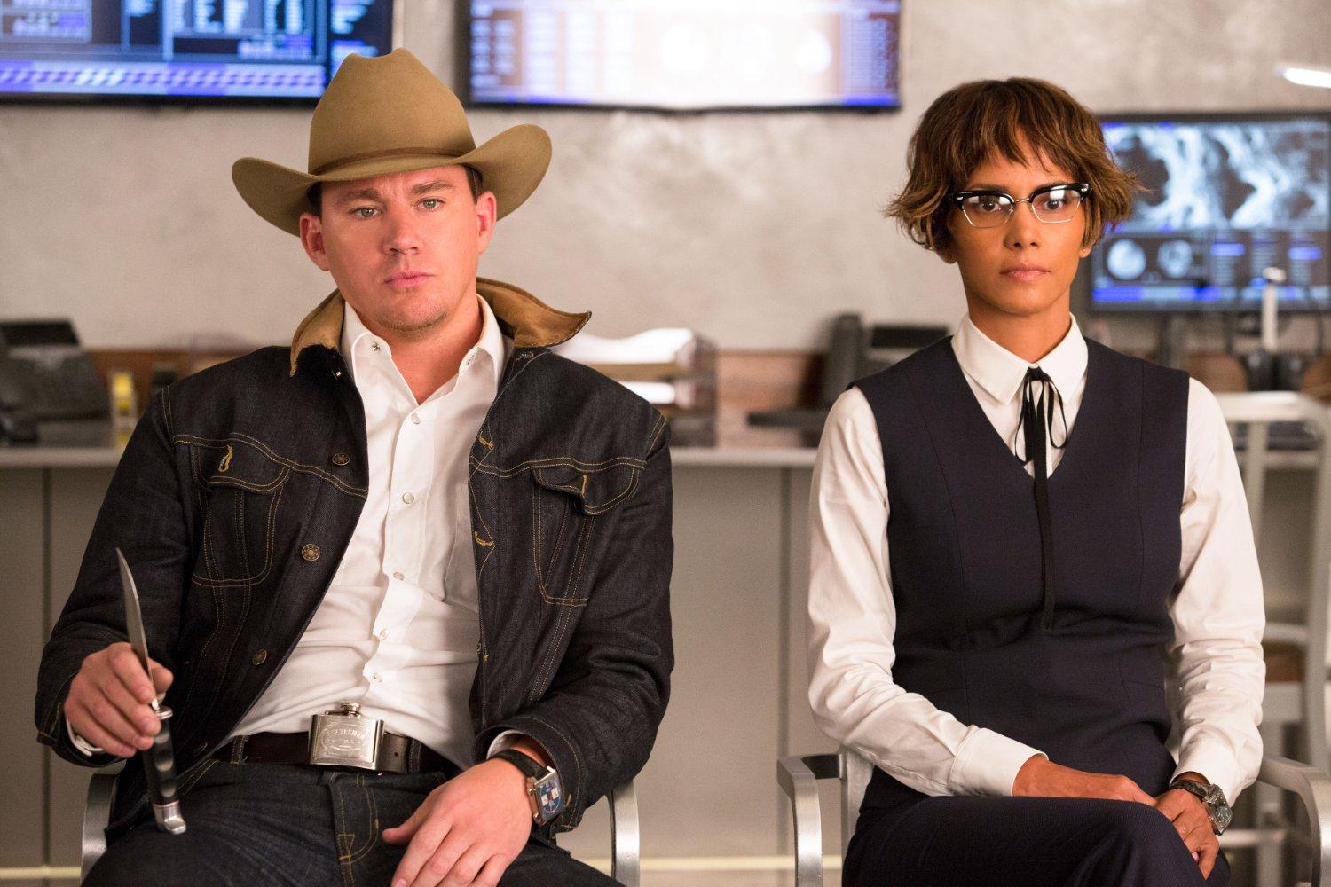 Channing Tatum and Halle Berry in ‘Kingsman: The Golden Circle’