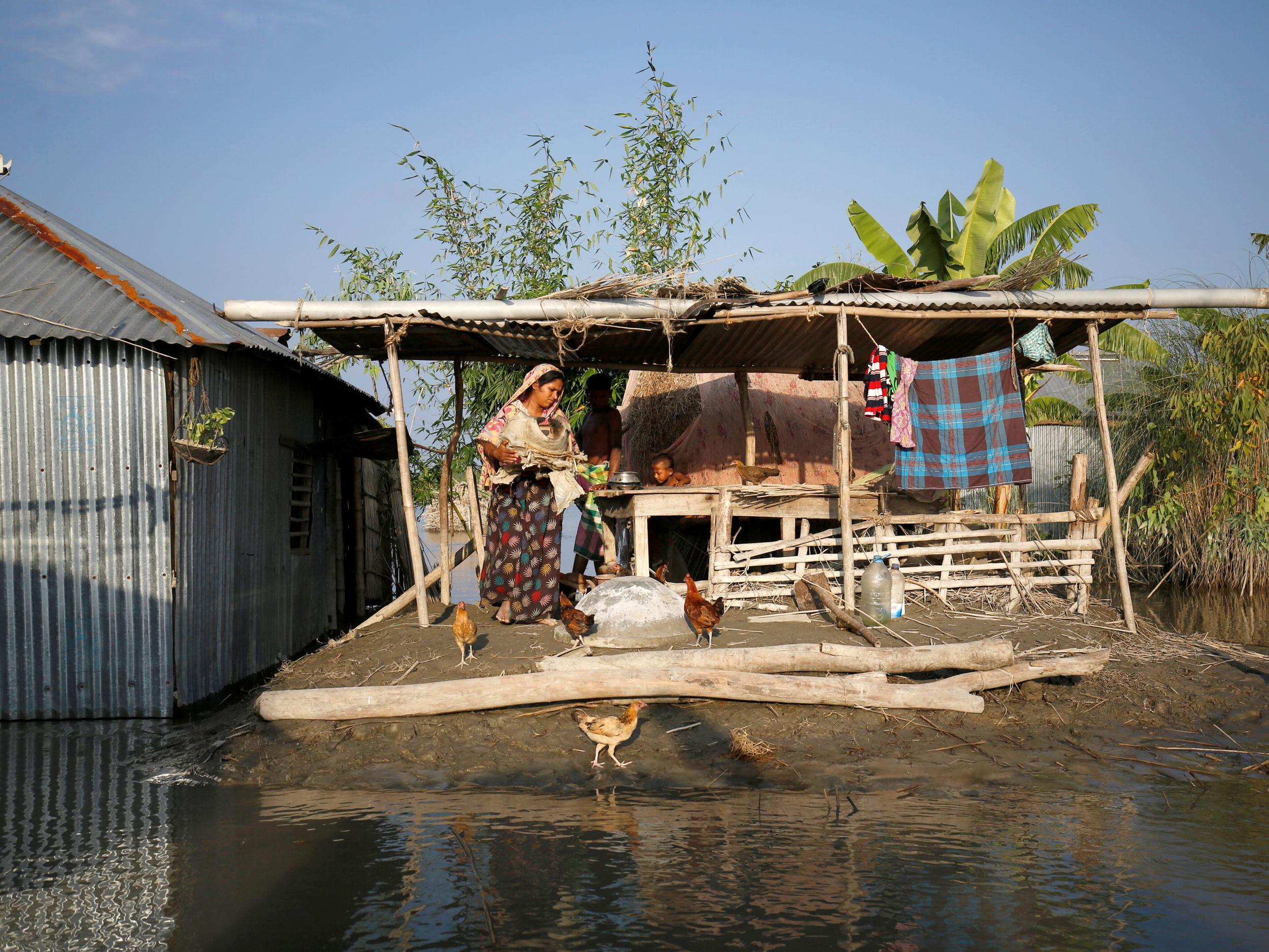 Around 13,000 people are ill with diarrhoea and respiratory infections in Bangladesh following the floods