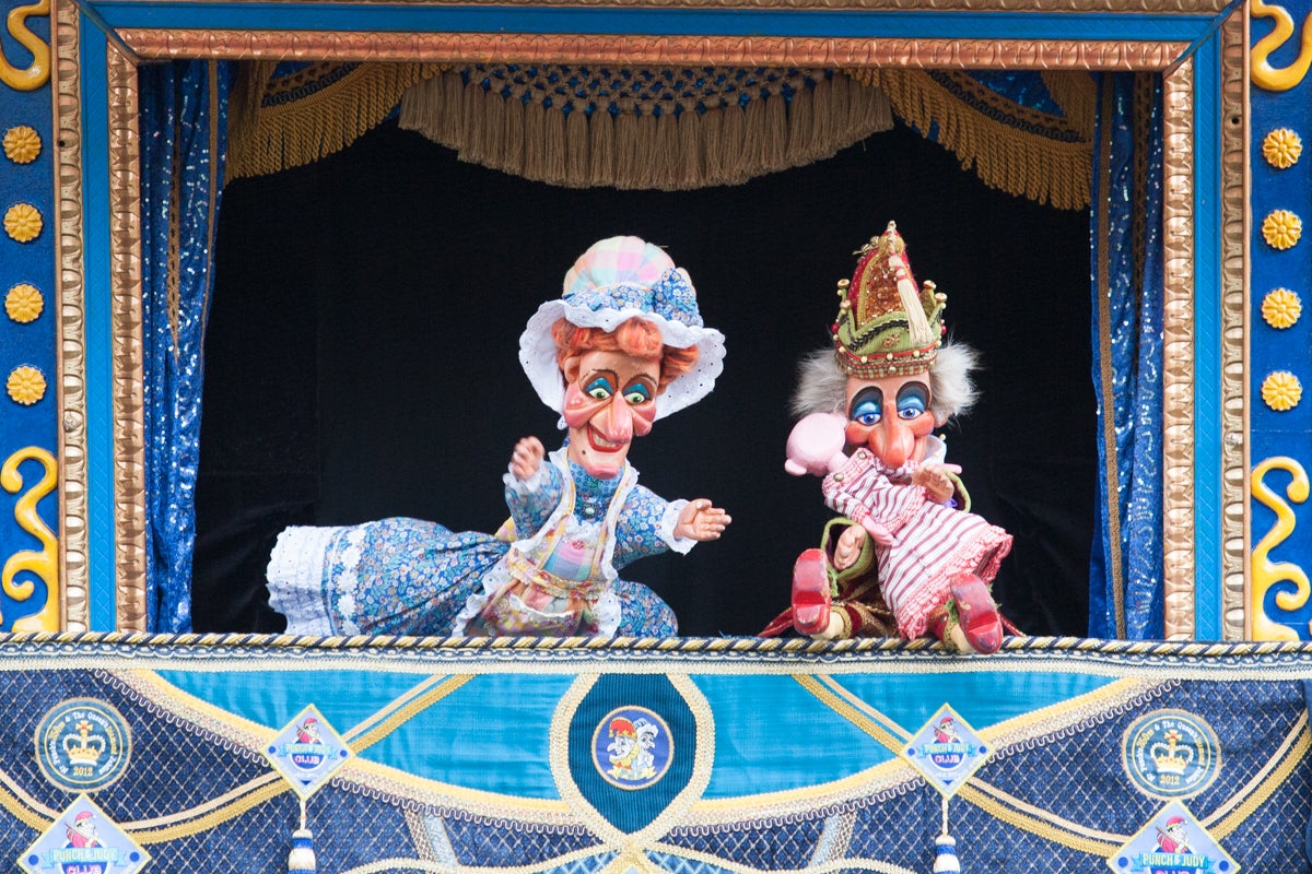 Punch and Judy continues the seaside theme