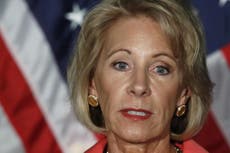 Betsy DeVos to end Obama-era rules on campus sexual assault