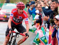 Froome bounces back to extend lead as Armee wins La Vuelta stage 18