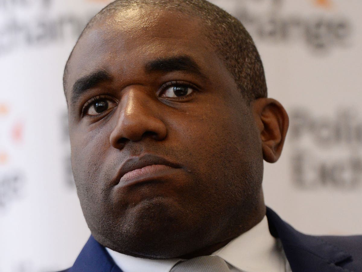 Labour MP David Lammy says he would 'pour whatever I can get my hands on' over a white supremacist