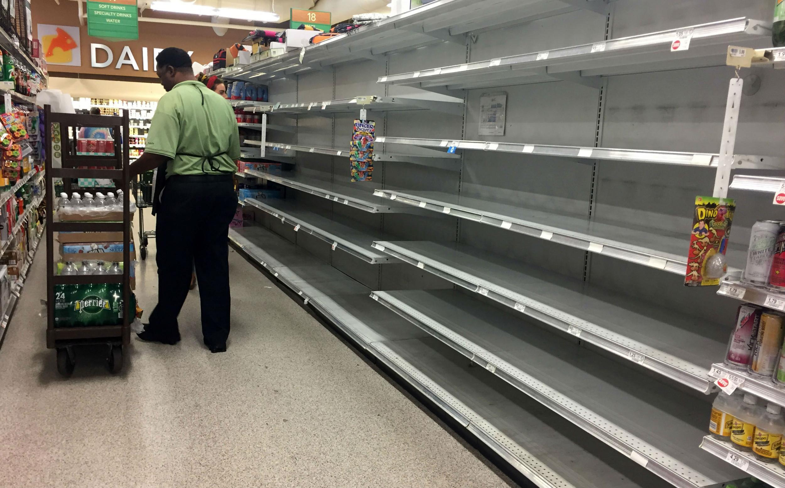 People have been told to prepare for up to six days without supplies