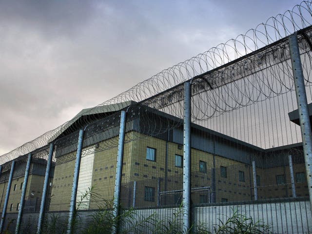 Harmondsworth detention centre, near Heathrow, holds around 400 men