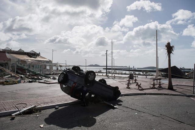 St Martin is one of the Caribbean islands to have been hit by Hurricane Irma