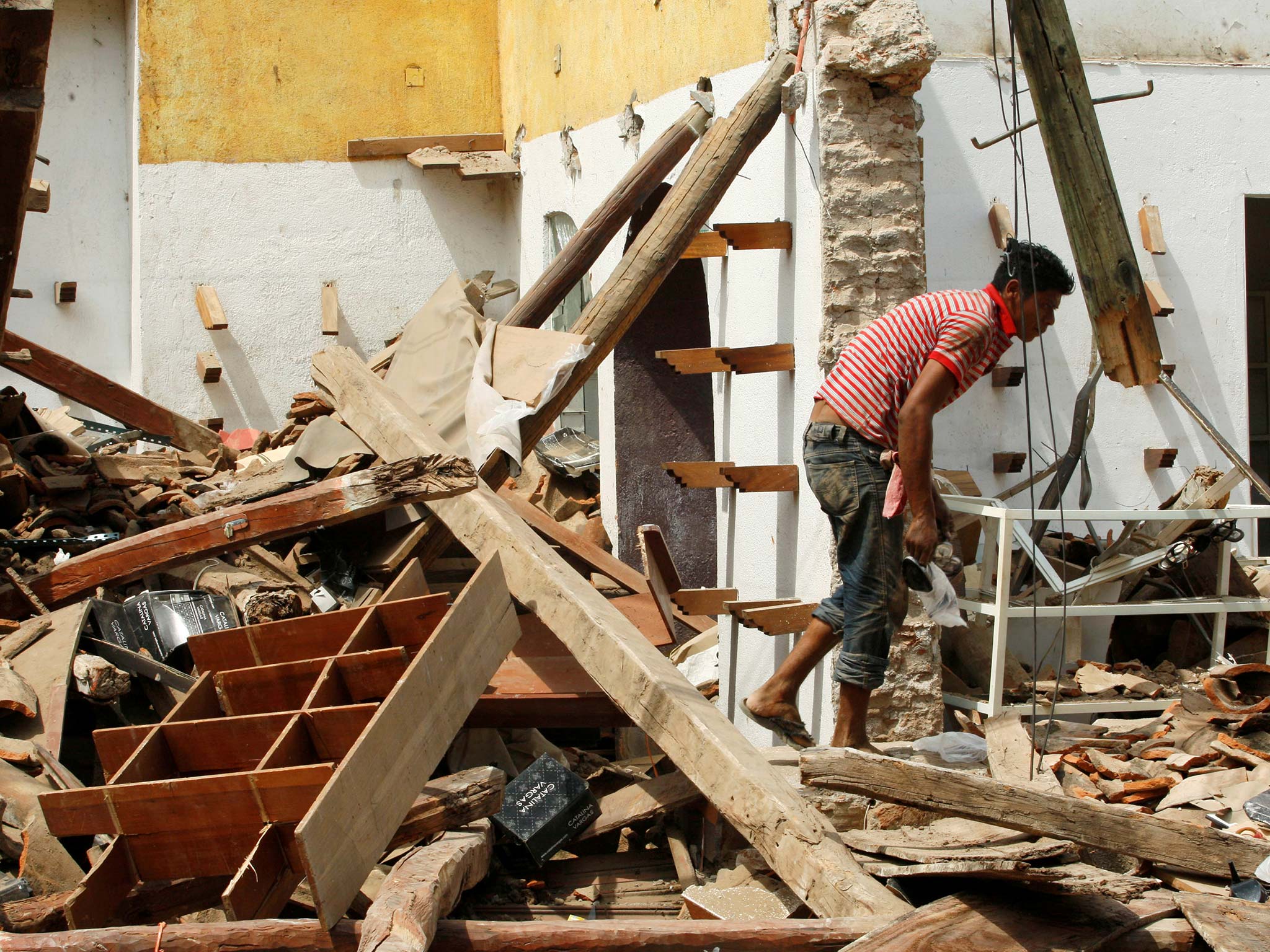Juchitan was the worst affected area, with 36 people known to have died in the town