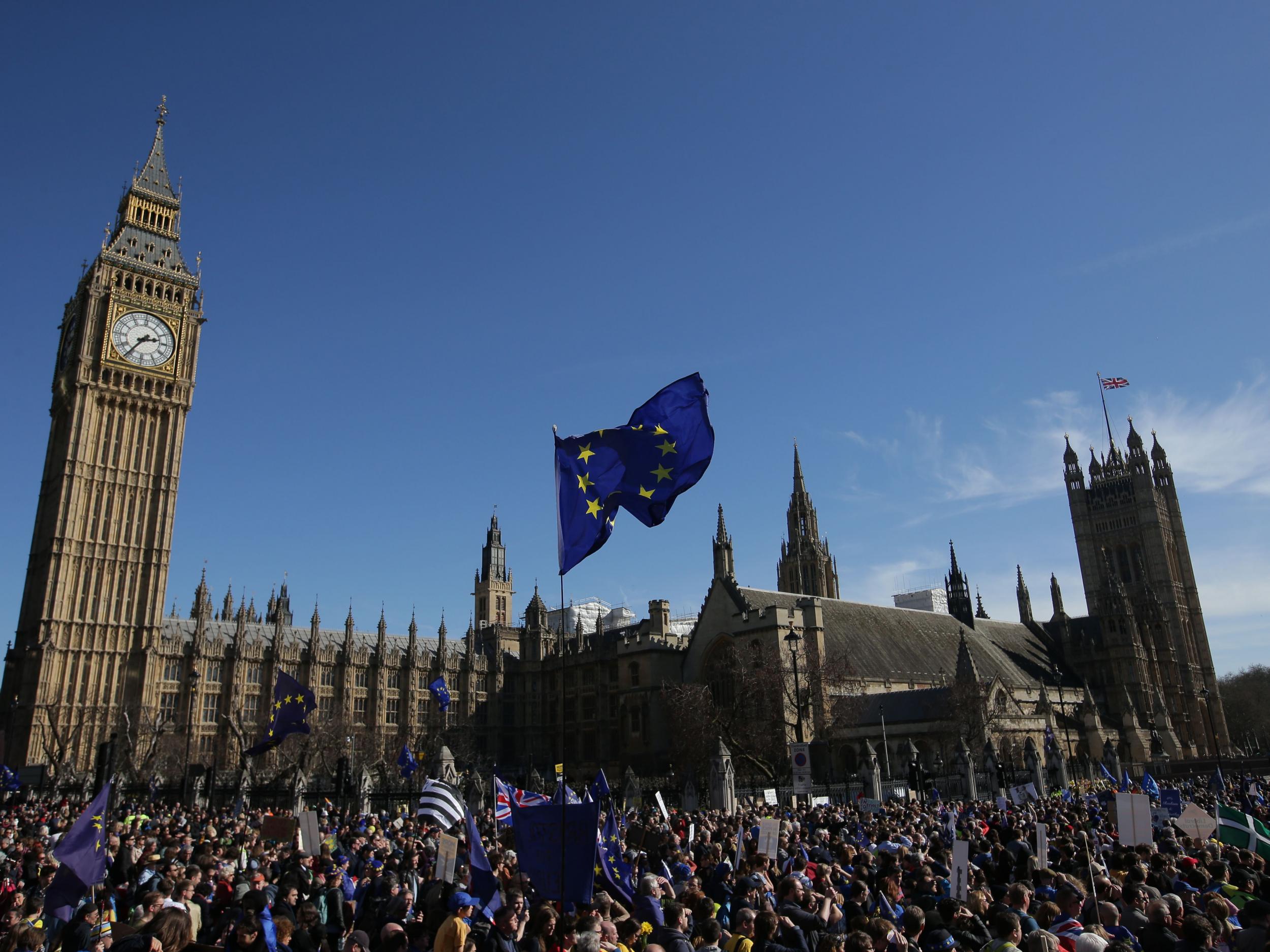 The People's March for Europe this weekend united protesters opposed to Brexit