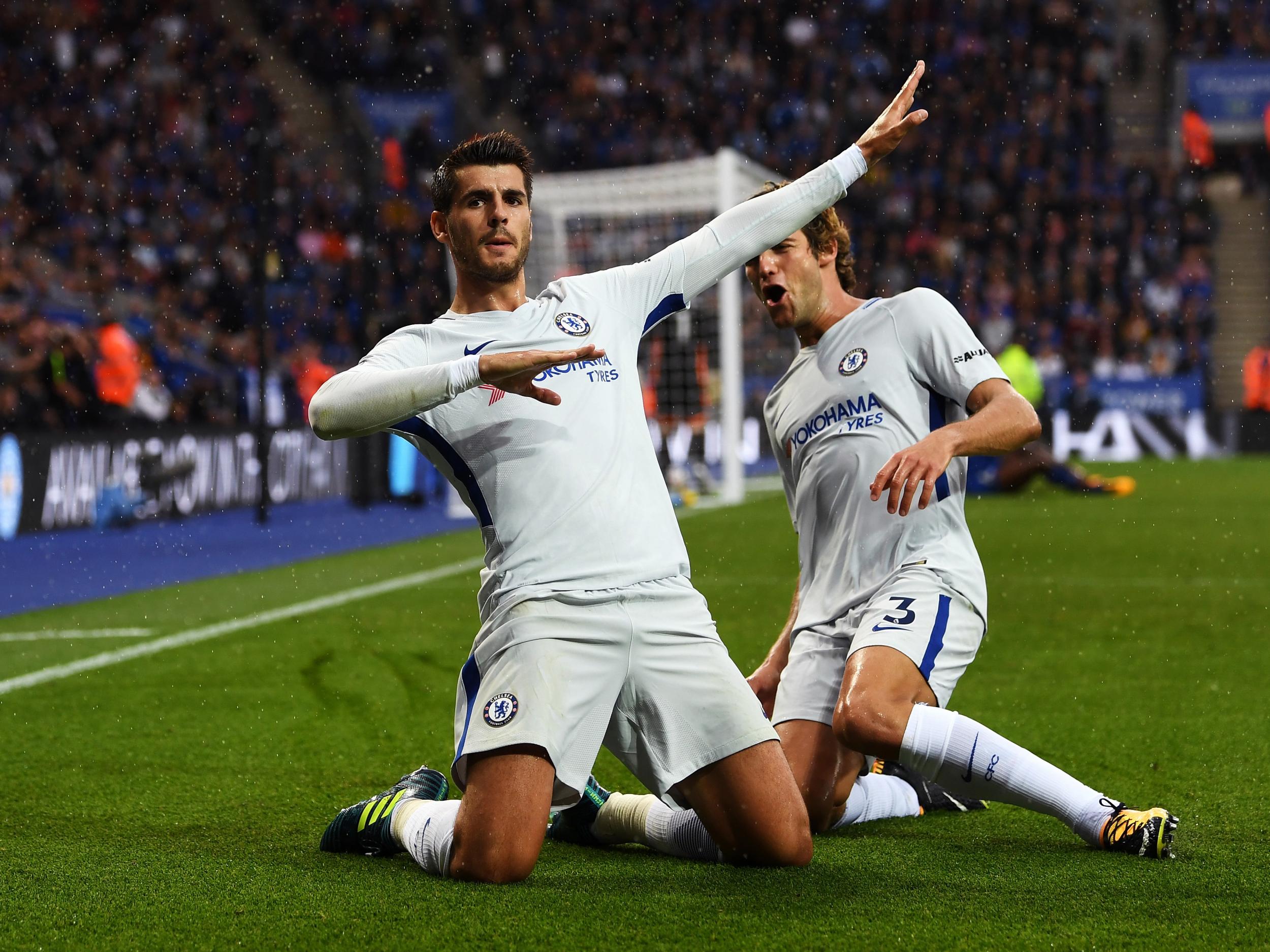 Alvaro Morata has made a strong start to life in the Premier League but needs work