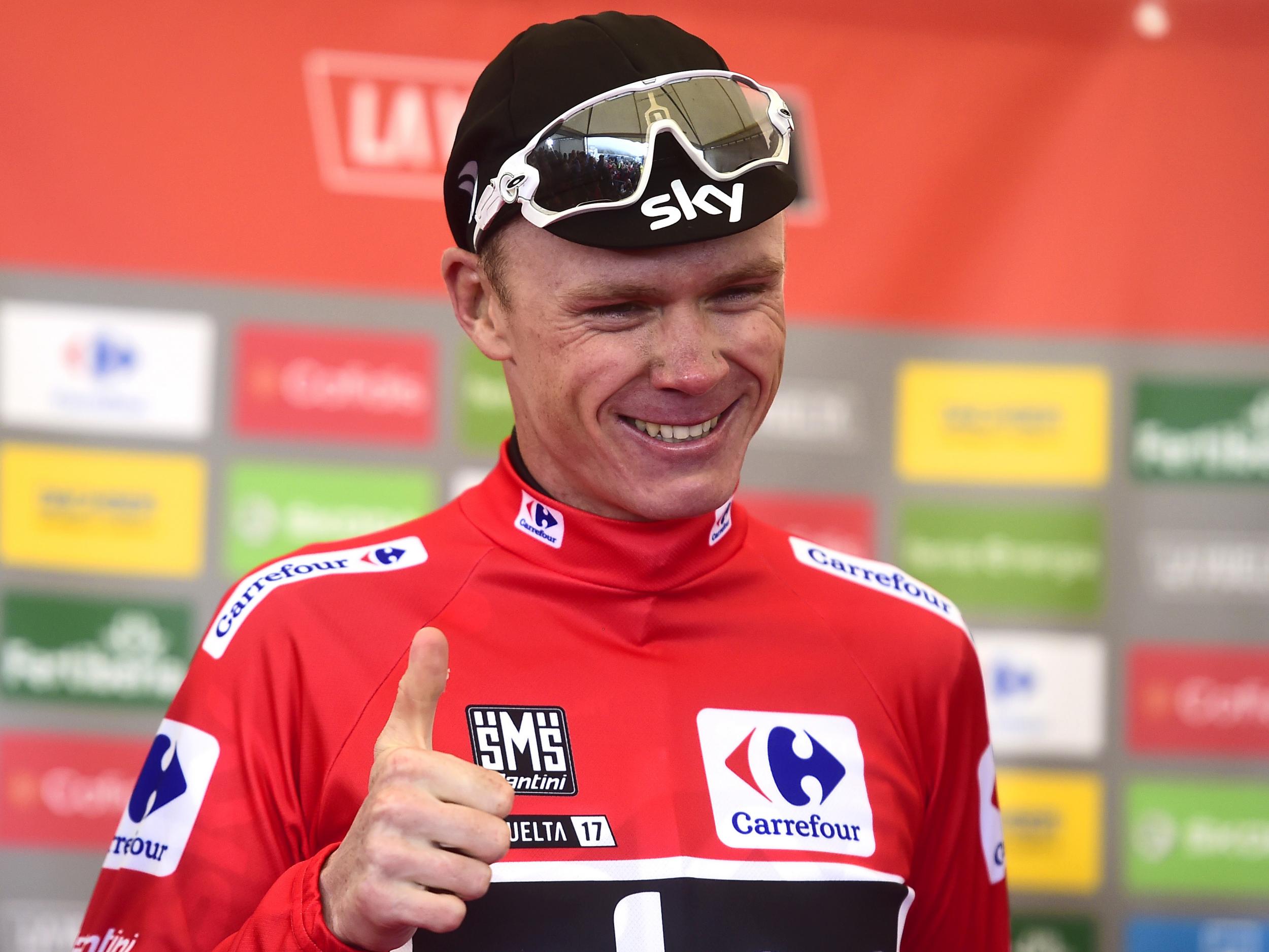 Chris Froome extended his lead at the top of the general classification