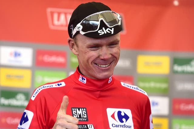 Chris Froome extended his lead at the top of the general classification