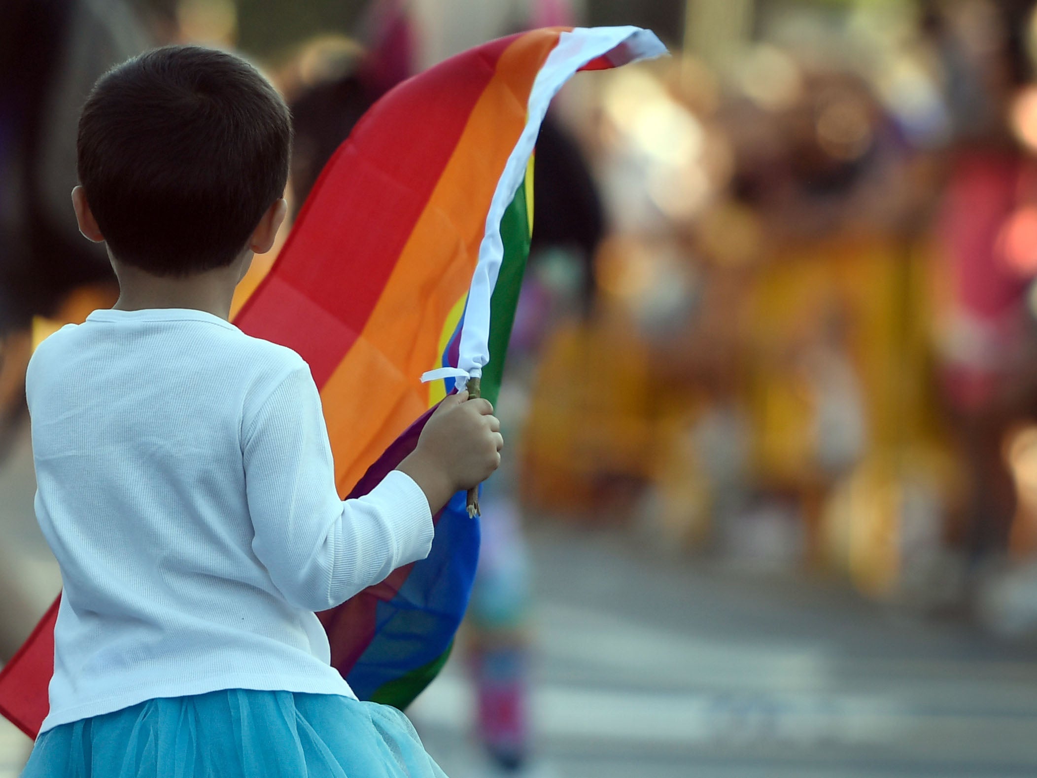 The pupil chooses to wear either trousers or skirt to school – who could that possibly hurt?