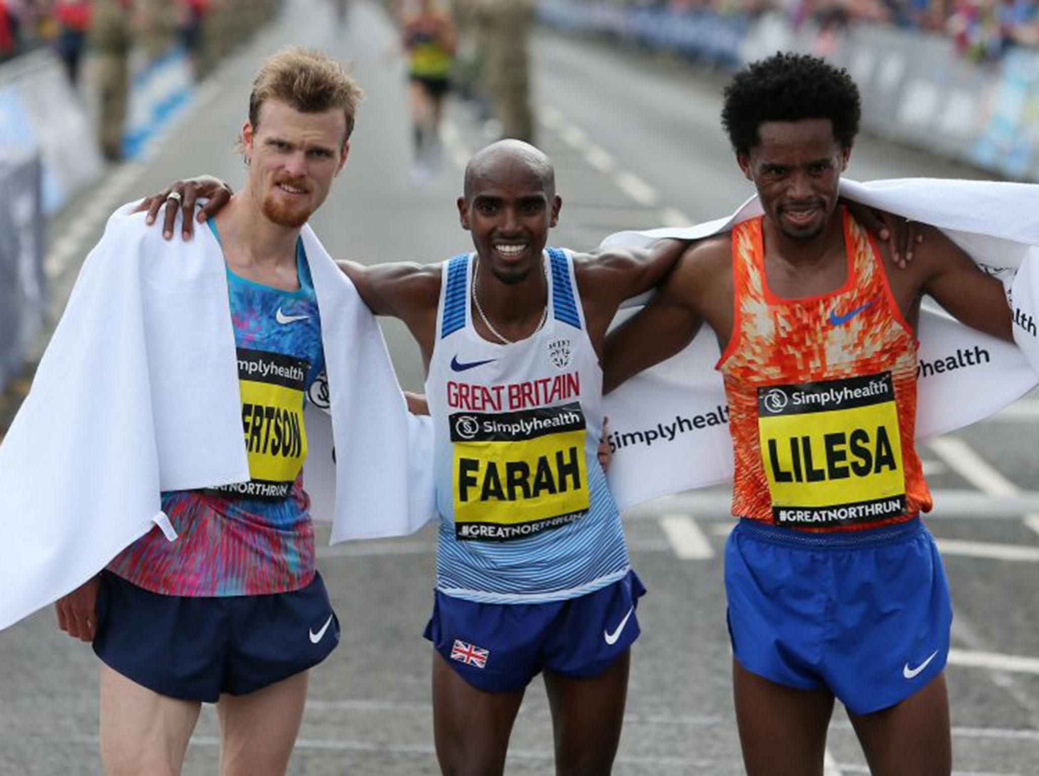 Mo Farah made it four titles in a row at the Great North Run